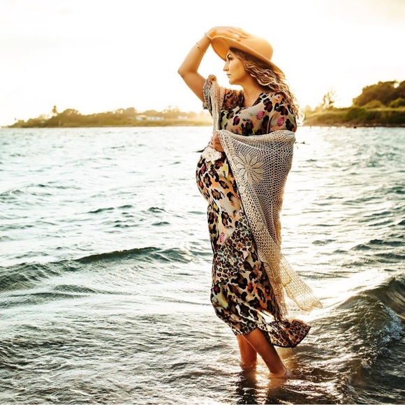 Sadie leopard colorful wrap dress by blank London purchased from Anthropologie - Picture 3 of 6